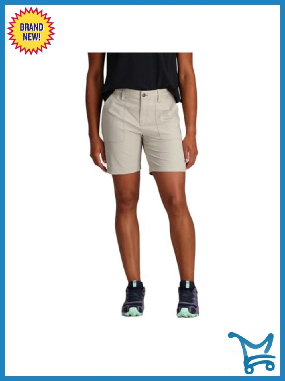 Quick Dry Hiking Shorts with UPF 50, Softshell Fabric
